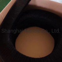 Hot Melted Plastic Flexible Weather Seal Strip Brush for Door, Window, Elevator, Flexible Backing